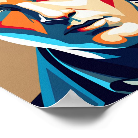 Poster Legendant Sänger (Ecke)