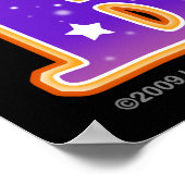 Poster, Leinwand - GLÜCKLICHER BOO-TAG - Halloween Poster (Ecke)