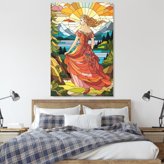 Poster Leinwanddruck (Insitu (Schlafzimmer))