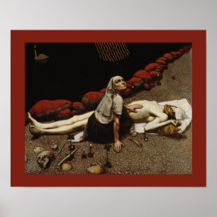 Poster "Lemminkäinen's Mother" von Gallen-Kallela