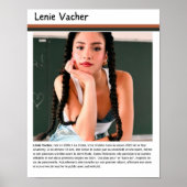 Poster Lenie Vacher - Star Academy 2023 (Vorne)