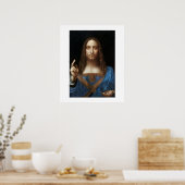 POSTER: LEONARDO DA VINCI: SALVATOR MUNDI POSTER (Küche)