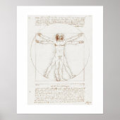 POSTER: LEONARDO DA VINCI: VITRUVIER POSTER (Vorne)