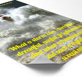 Poster-Leuchtturm im Sturm Poster (Ecke)