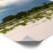 Poster - Leuchtturm Regenbogen (Ecke)