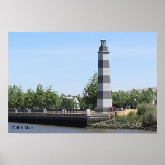 Poster - Leuchtturm Suisun Harbour (horizontal) (Vorne)
