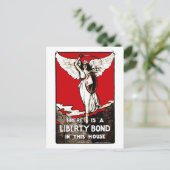 Poster "Liberty Bond World War I" 1918 Postkarte (Stehend Vorderseite)
