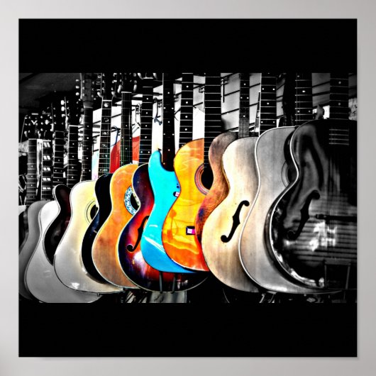Poster-Liebe der Kunstgitarren 2 Poster (Vorne)