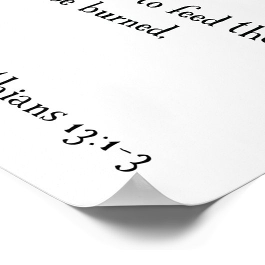 POSTER - LIEBE IST... 1 Korinther 13:1-3 (Teil 1) (Ecke)