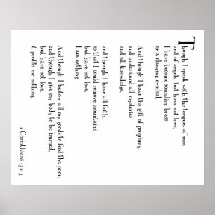 POSTER - LIEBE IST... 1 Korinther 13:1-3 (Teil 1)