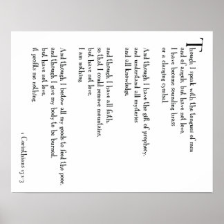 POSTER - LIEBE IST... 1 Korinther 13:1-3 (Teil 1)