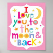 Poster - Liebe zum Mond und zurück (Vorne)