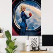 Poster "Liebe, zum Mond und zurück" (Heimbüro)