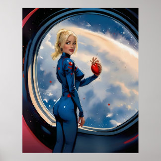 Poster "Liebe, zum Mond und zurück"