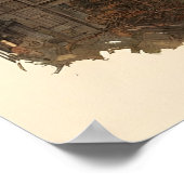 Póster Lienzo vintag Kunstturm Burgmond Poster (Ecke)