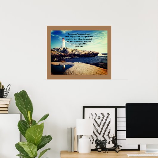 Poster "Light of the World" (Heimbüro)