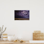 Poster-Lighting Storm Poster (Küche)