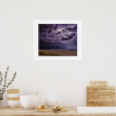 Poster-Lighting Storm Poster (Küche)