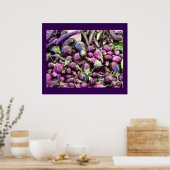 Poster - Lila Gemüse (Küche)