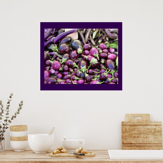 Poster - Lila Gemüse (Küche)