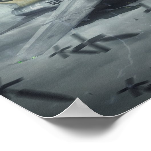 Poster Ling-Temco-Vought A-7 Corsair II (Ecke)