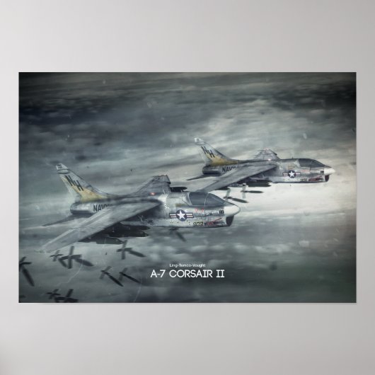 Poster Ling-Temco-Vought A-7 Corsair II (Vorne)