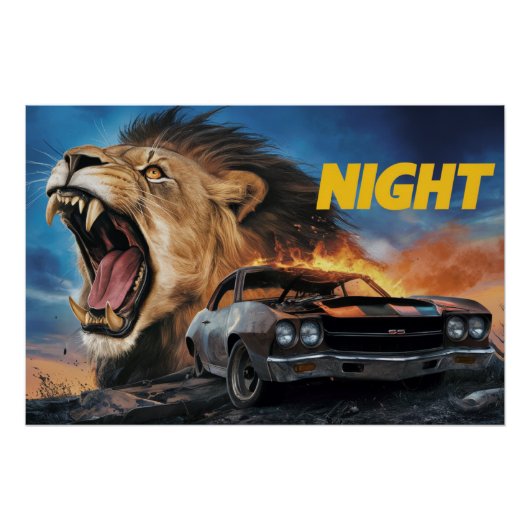 Poster Lion (Vorderseite)