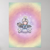 Poster "Little Angel and Polar Bears" (Vorne)