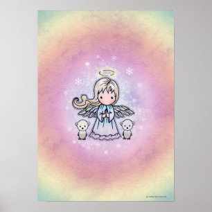 Poster "Little Angel and Polar Bears"