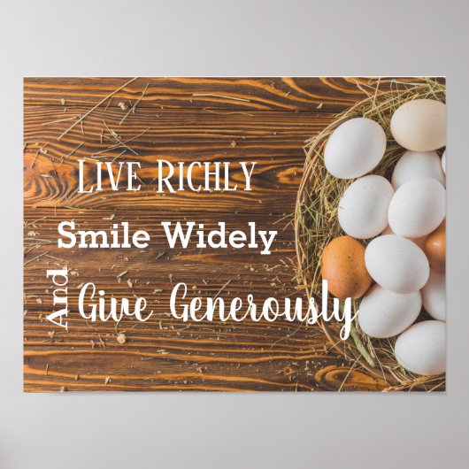 Poster-Live Richly Poster (Vorne)