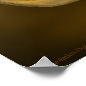 Poster "Llama der kleinen Worte" (Ecke)