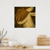 Poster "Llama der kleinen Worte" (Küche)