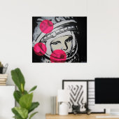 Poster "Lonely Cosmonaut" (Heimbüro)