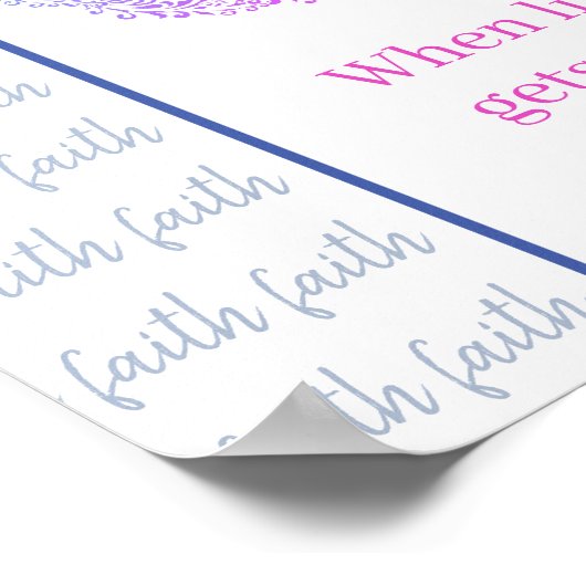 Poster-Look Up Child Poster (Ecke)