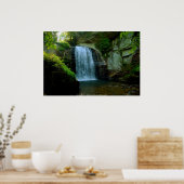 Poster Looking Glass Falls - Brevard NC - (P... (Küche)