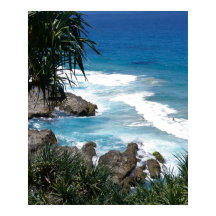 Poster Lookout an Point Danger Australien