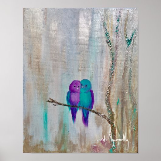 Poster "Lovebirds" (Vorne)