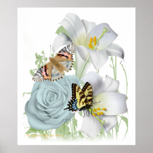 Poster "Lovely Garden Scene"