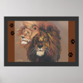 Poster - Löwen (Vorne)