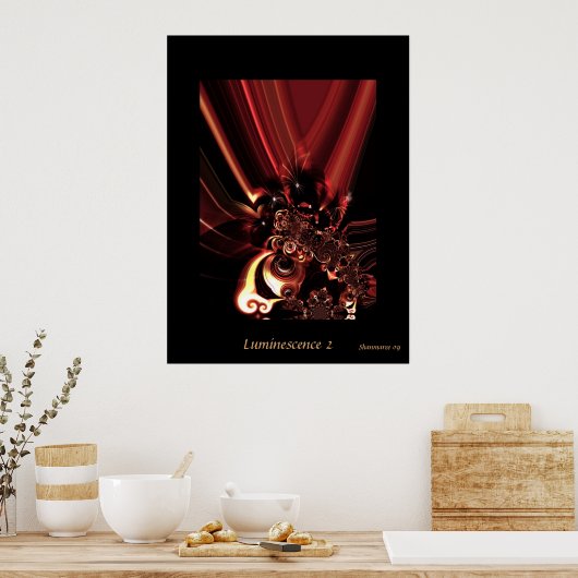 Poster Lumineszenz 2 (Küche)