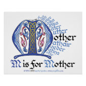 Poster "M ist für Mutter" (Vorderseite)