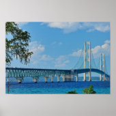 Poster Mackinac Bridge (Vorne)