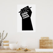 Poster Make Black Count Gleichheit BLM (Küche)