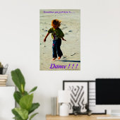 Poster Manchmal muss man nur......... (Heimbüro)