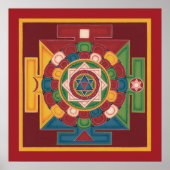 POSTER Mandala aus 5 Elementen - beginnt ab $14,25 (Vorne)
