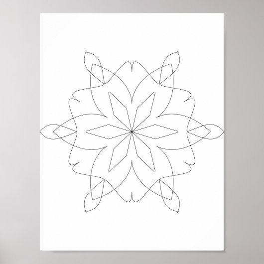 Poster - Mandala to Color (Vorne)