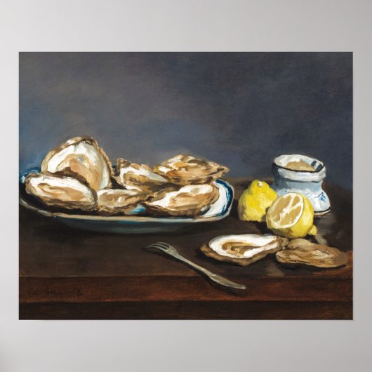 POSTER : MANET : OYSTERS : 1864 - 65 (Vorne)
