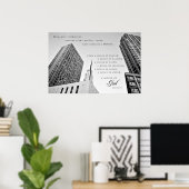 Poster - Manhattan New York LDS Temple (Heimbüro)