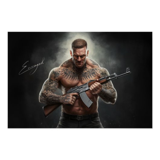 Poster Mann Enraged (Vorderseite)