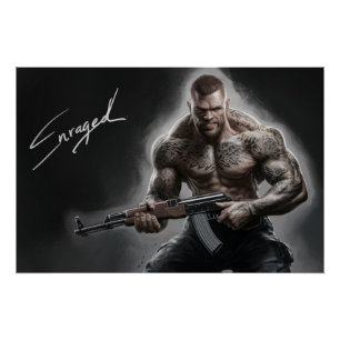 Poster Mann Enraged 02
